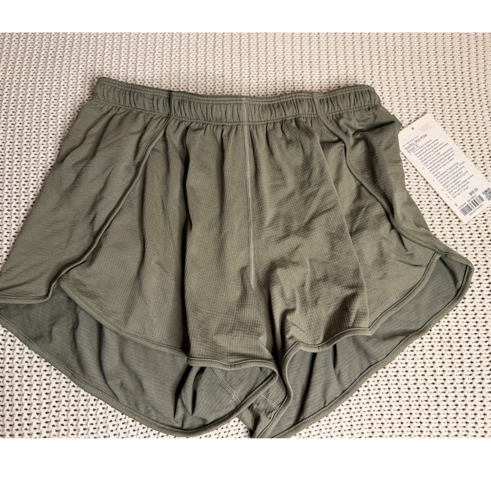 Lululemon Swiftly Mid-Rise Short 2 Army Green Size 8 NWT
